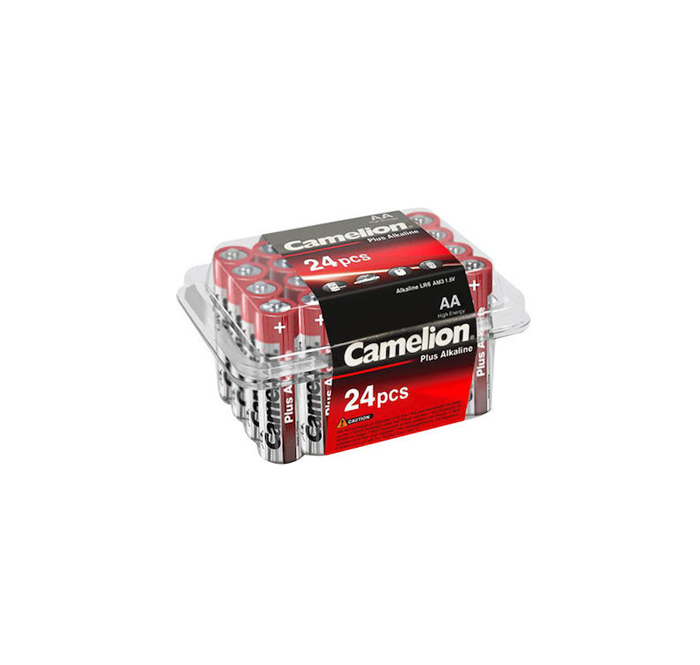 Αλκαλική Μπαταρία Camelion AA (Κουτί με 24 Τεμάχια) - Plus Alkaline LR06-PB24