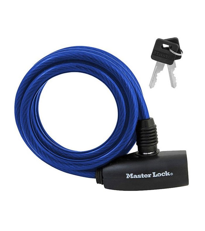 Λουκέτο Ποδηλάτου Master Lock με Συρματόσχοινο 180cm σε 3 Χρώματα - Μπλε - 8127EURDPRO