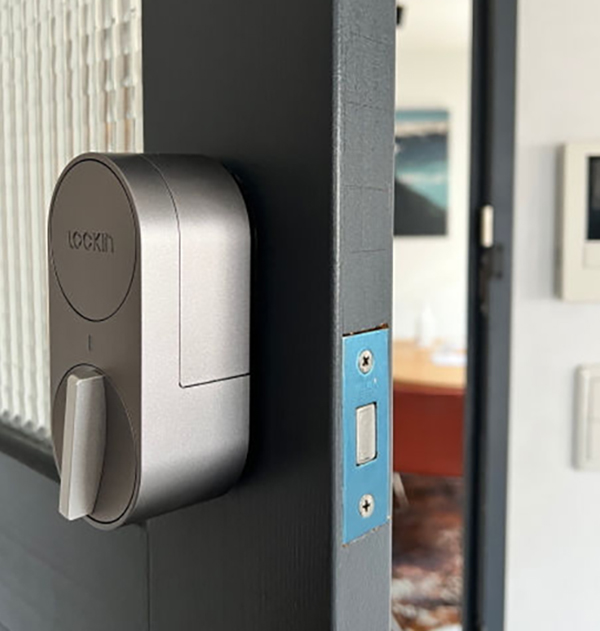 Lockin Ηλεκτρονική Κλειδαριά G30 σε χρώμα Γκρι με Σύνδεση Wi-Fi και Bluetooth