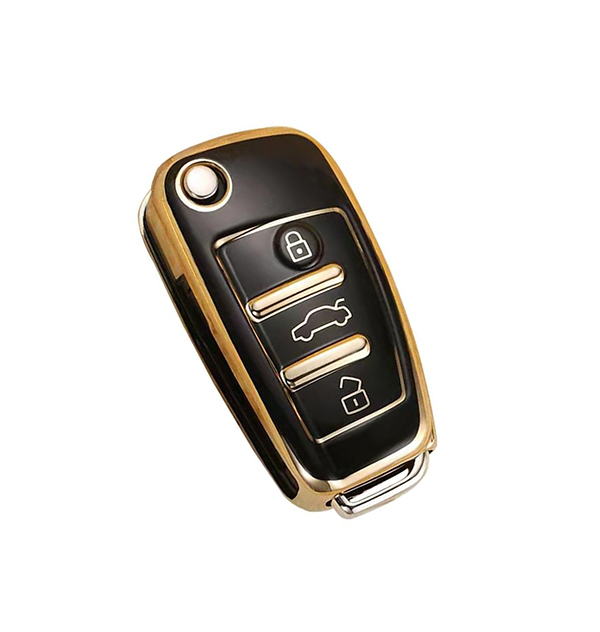 θηκη tpu κλειδιου αυτοκινητου audi – προστατευτικη και ανθεκτικη καλυψη σε μαυρο χρωμα